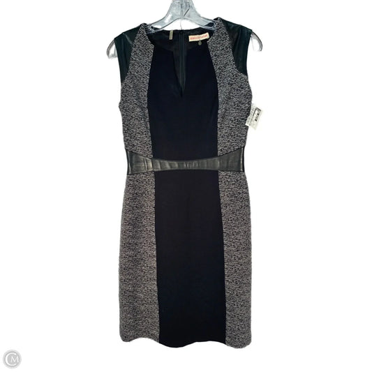 Dress Party Midi By Rebecca Taylor In Black & Grey, Size: Xs