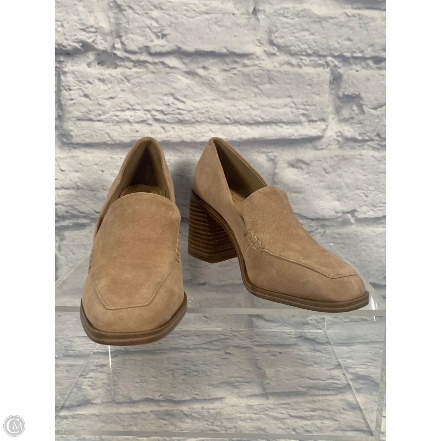 Shoes Heels Block By Vince Camuto In Tan, Size: 6.5