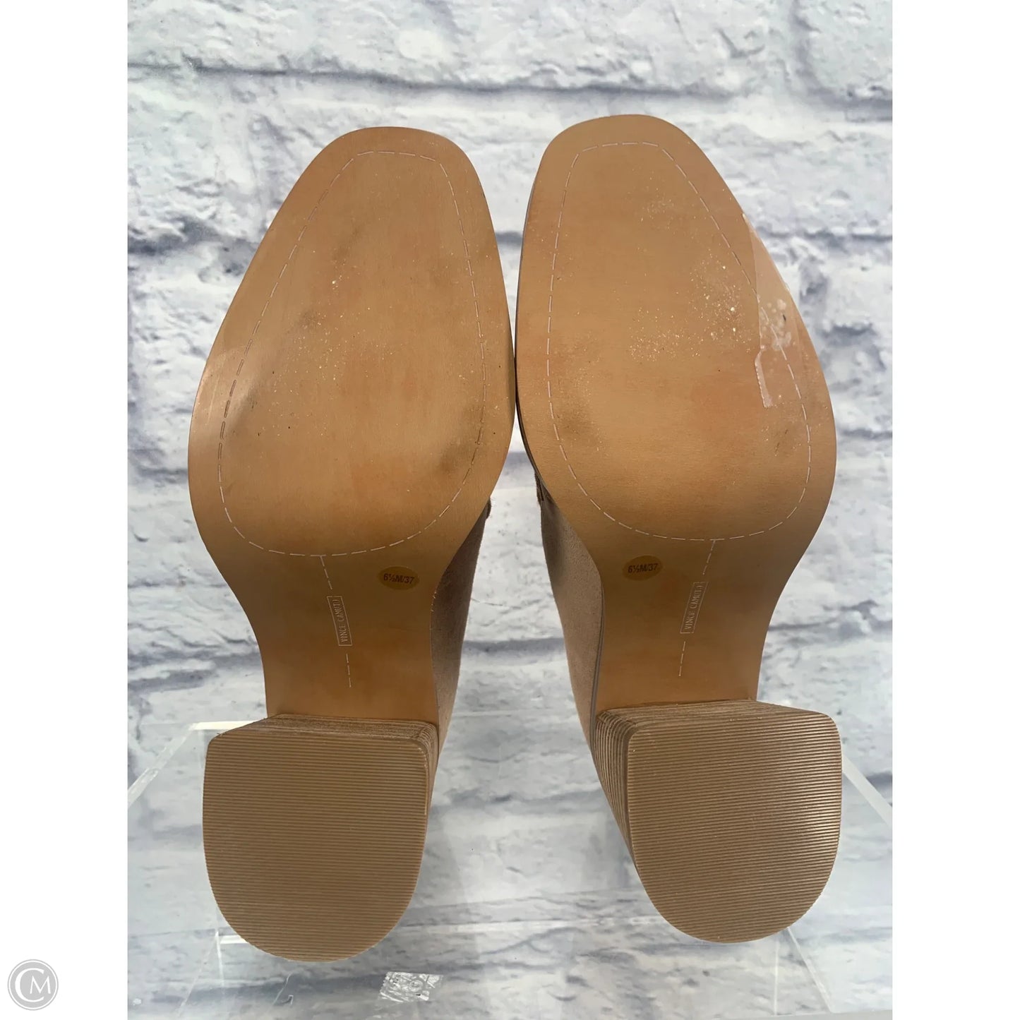 Shoes Heels Block By Vince Camuto In Tan, Size: 6.5