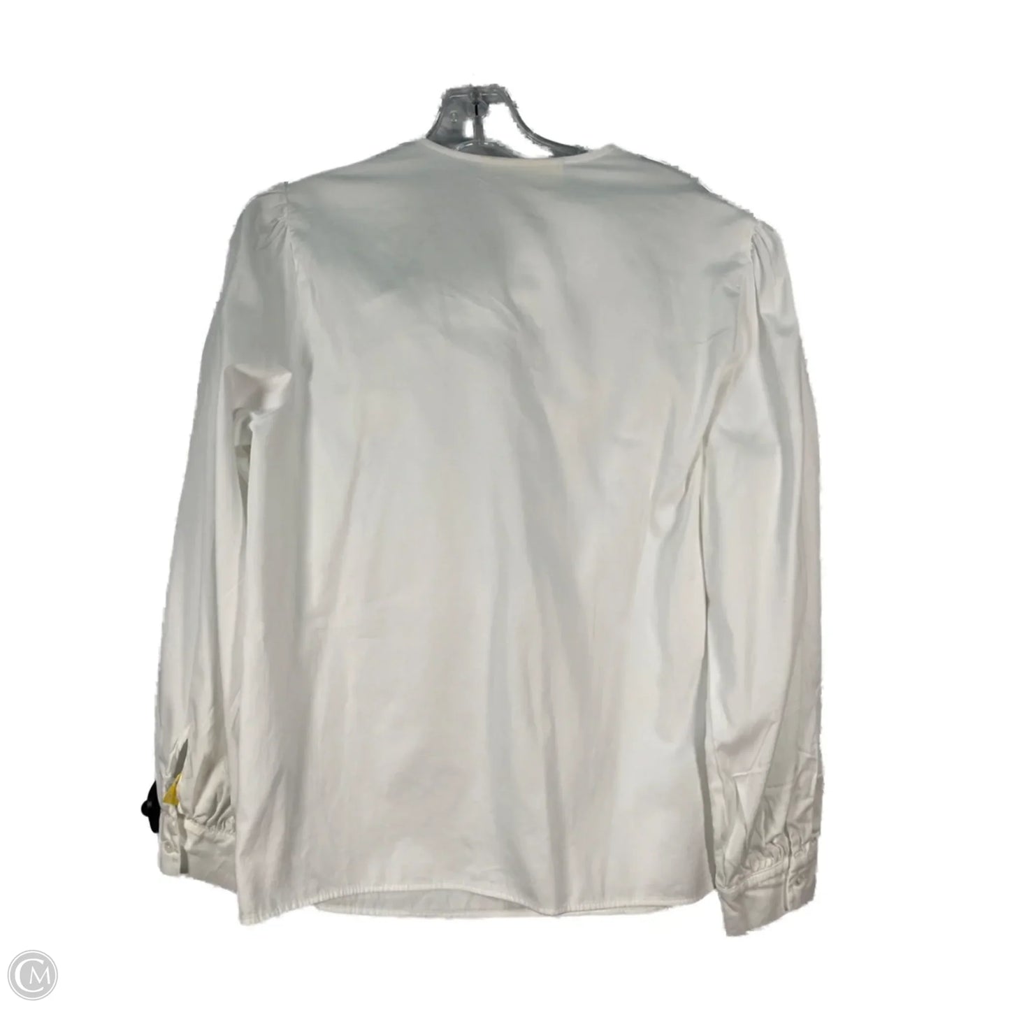 Top Long Sleeve By Maeve In White, Size: M