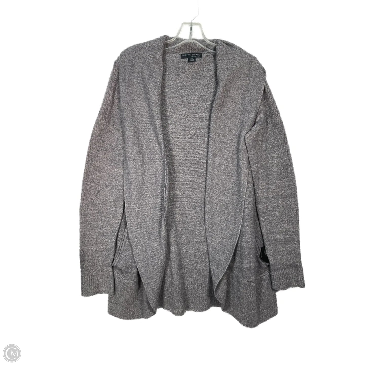 Sweater Cardigan By Sleeping On Snow In Grey, Size: S