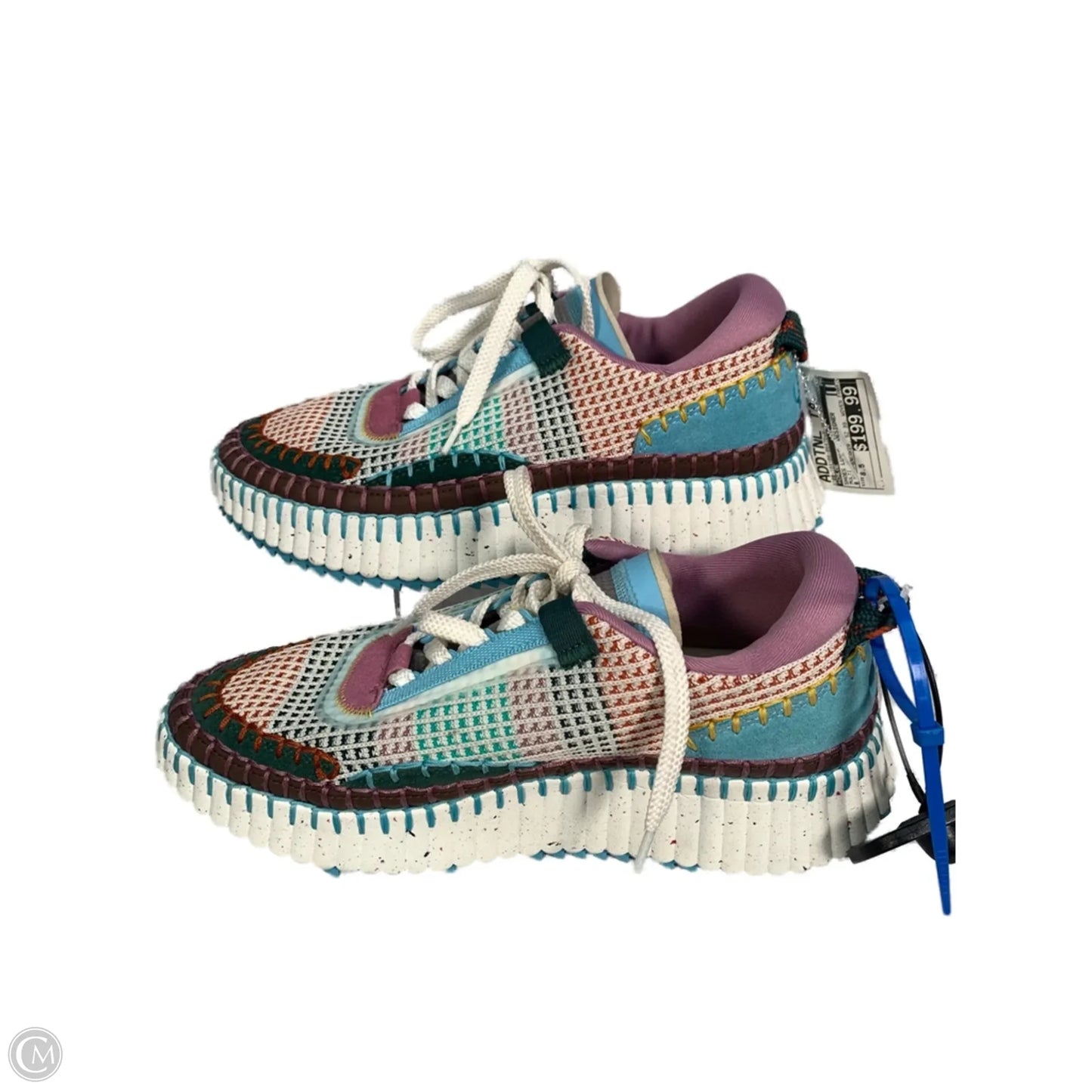 Shoes Luxury Designer By Chloe In Multi-colored, Size: 8.5