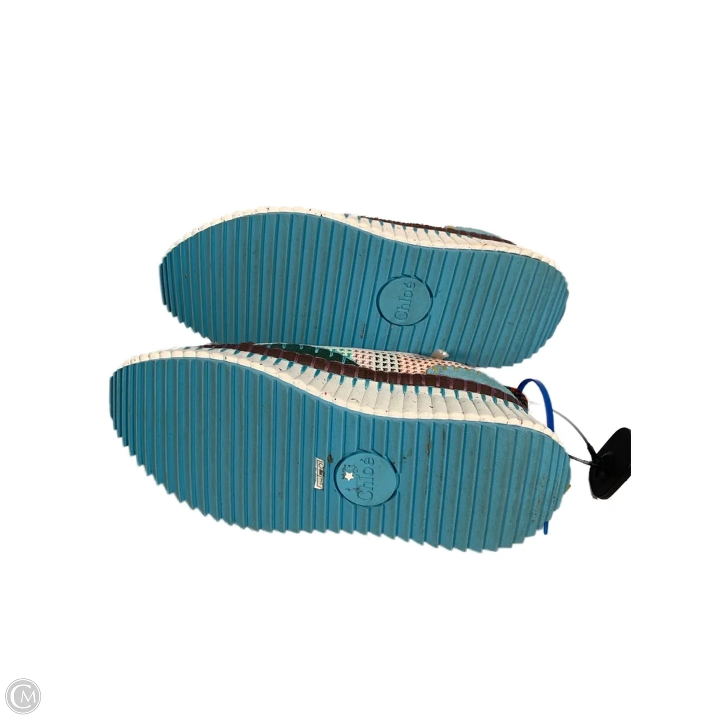 Shoes Luxury Designer By Chloe In Multi-colored, Size: 8.5
