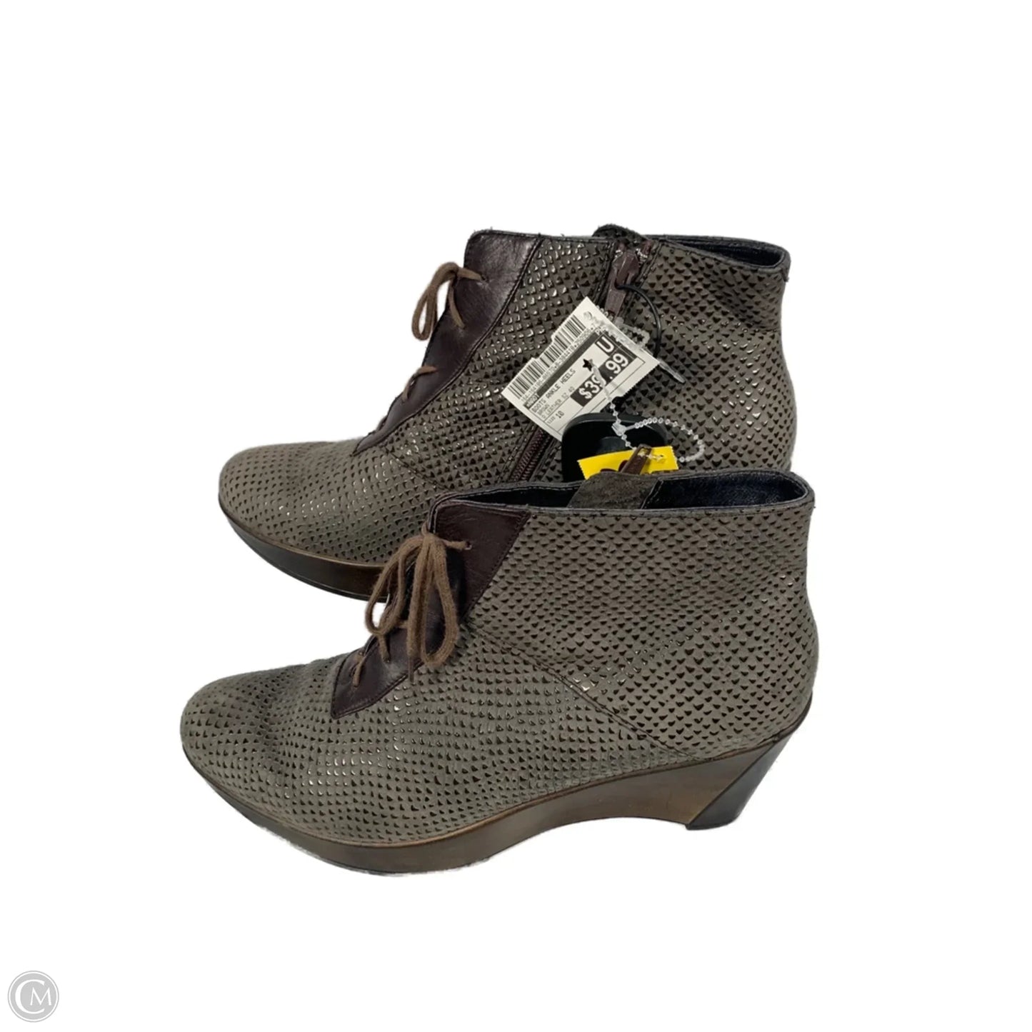 Boots Ankle Heels By Naot In Brown, Size: 10
