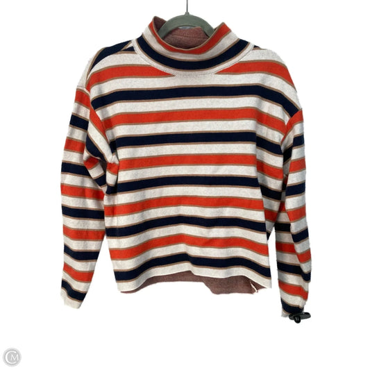 Sweater By Maeve In Blue & Orange, Size: Xs