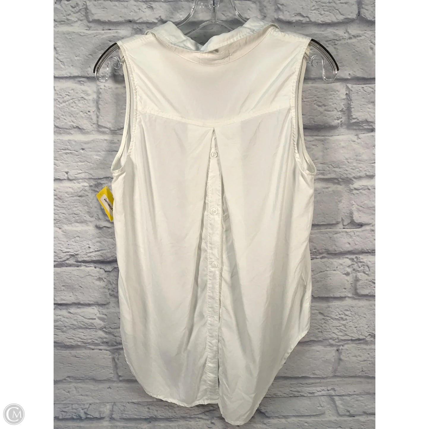Top Sleeveless By Cloth & Stone In White, Size: S