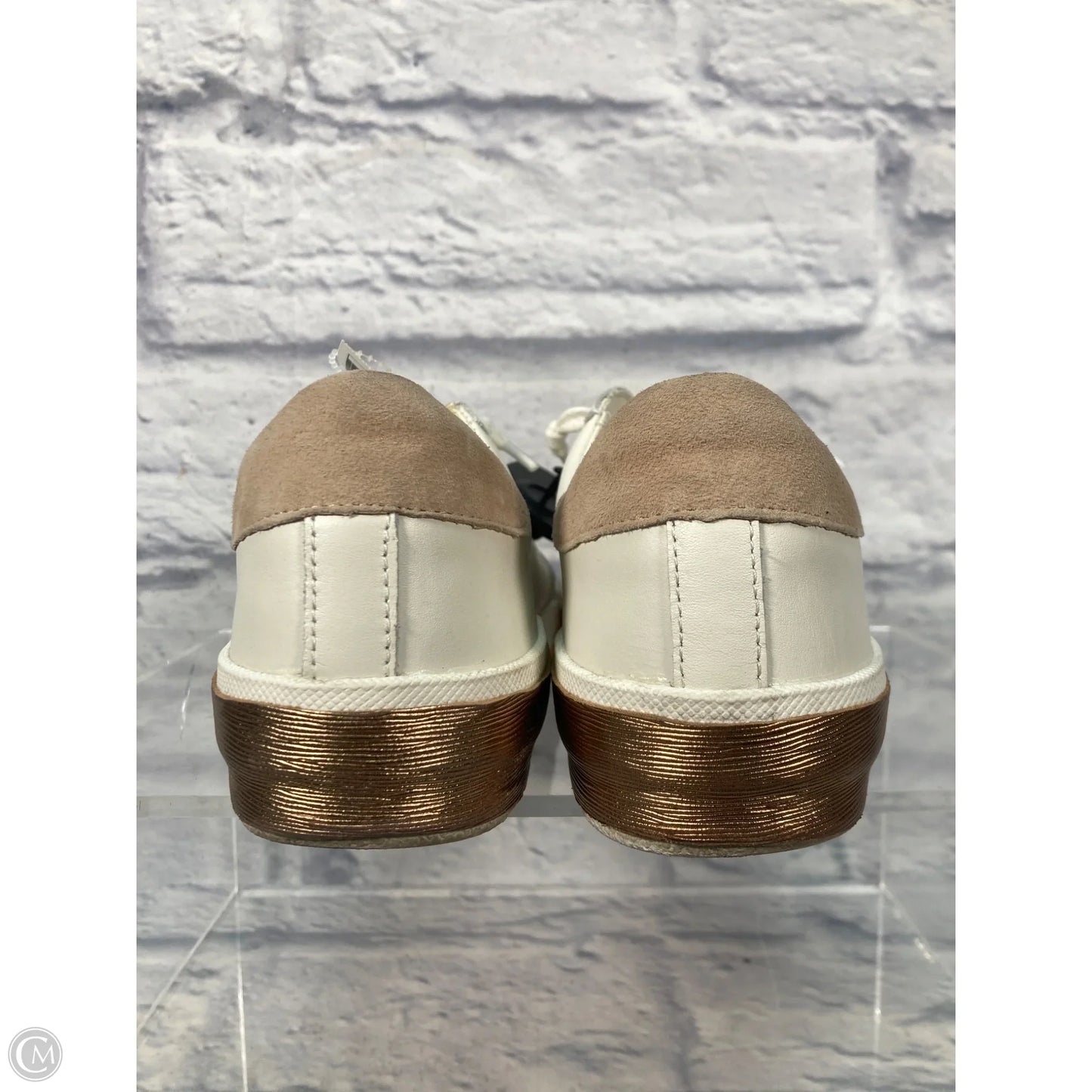 Shoes Sneakers By Dolce Vita In Cream & Grey, Size: 7