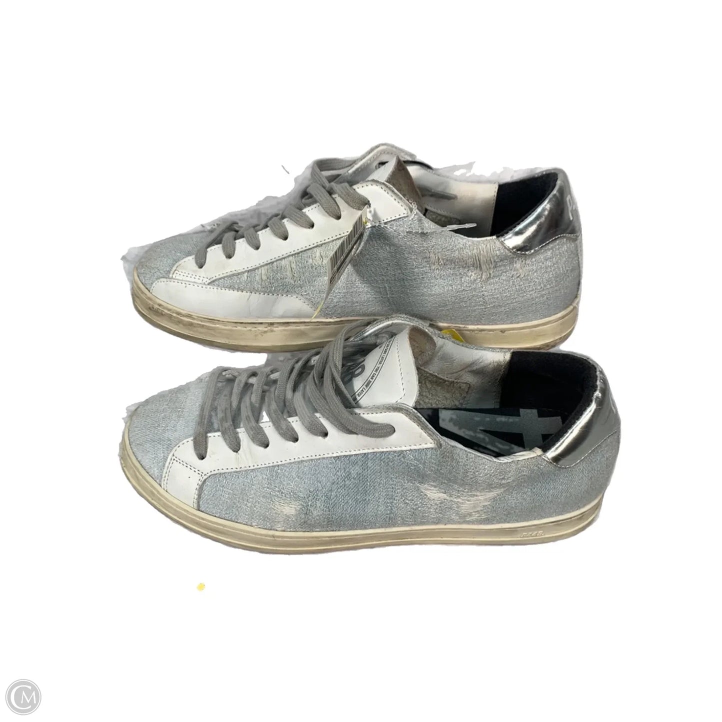 Shoes Sneakers By P448 In Blue & Grey, Size: 10