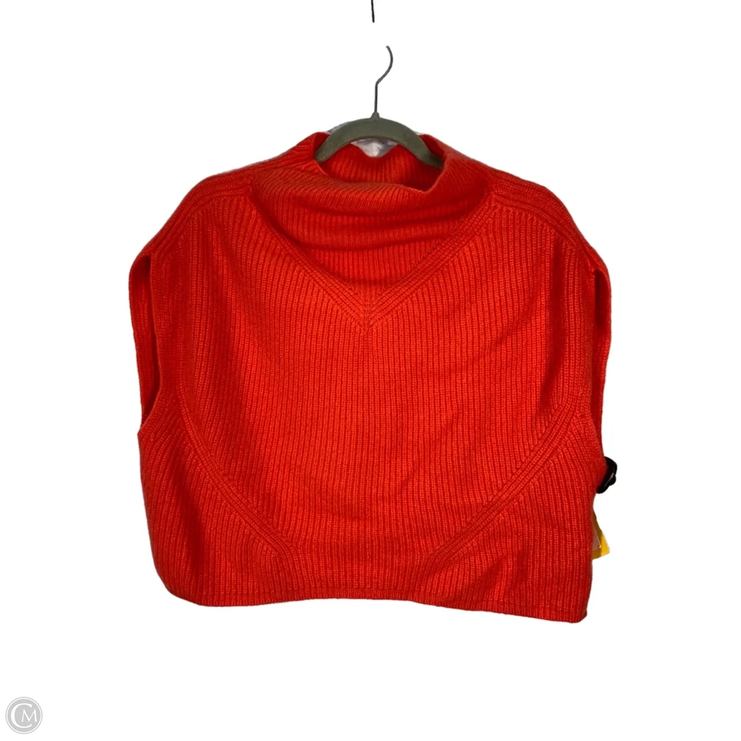 Vest Sweater By Anthropologie In Red, Size: Xs