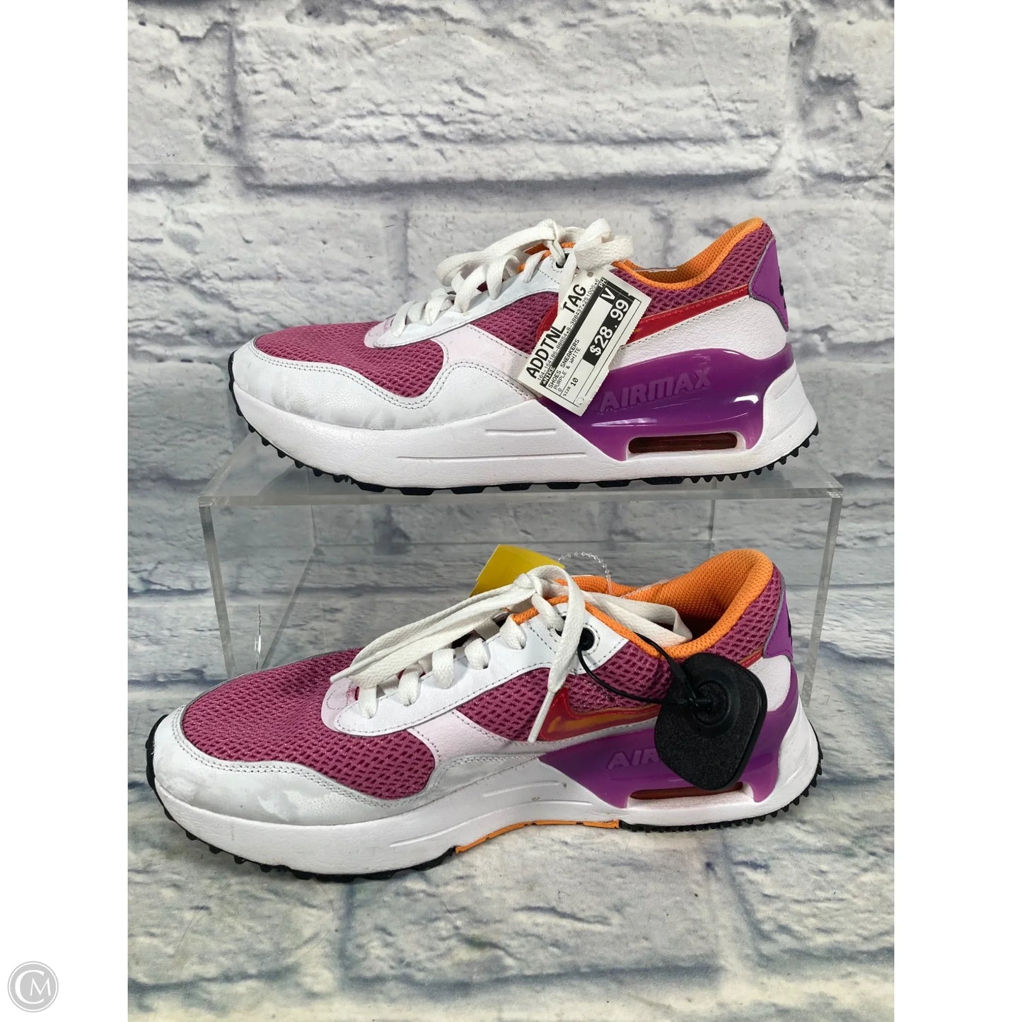 Shoes Sneakers By Nike In Purple & White, Size: 10