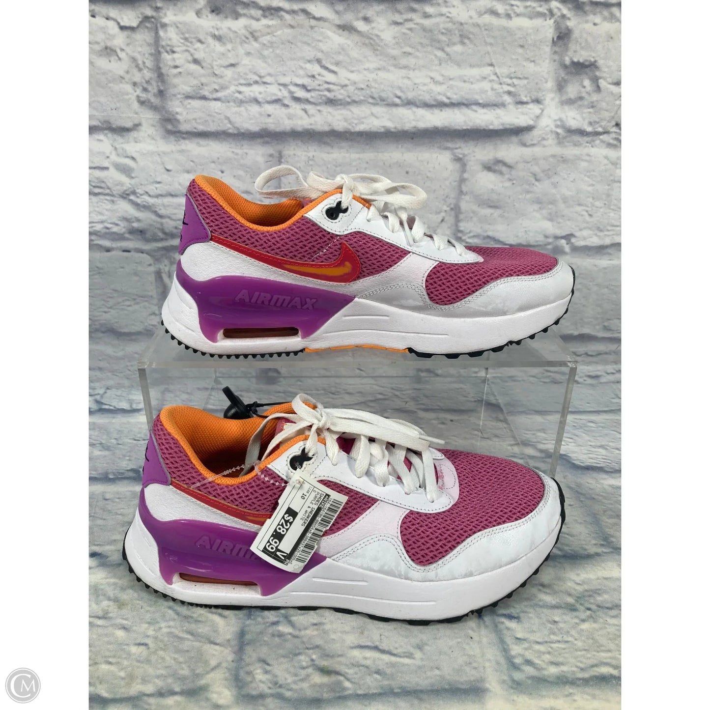 Shoes Sneakers By Nike In Purple & White, Size: 10