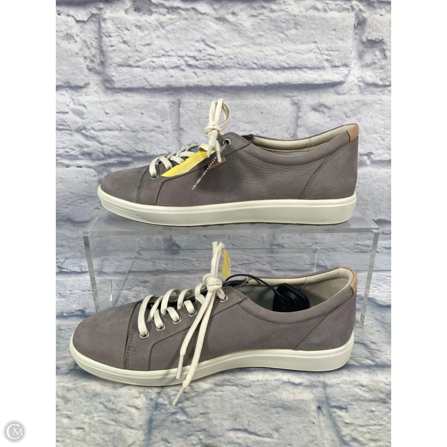 Shoes Sneakers By Ecco In Grey, Size: 10