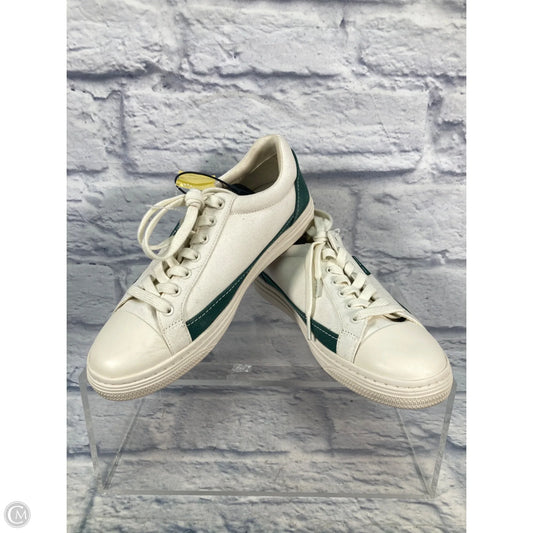 Shoes Designer By Tory Burch In Green & White, Size: 9.5