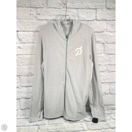 Athletic Jacket By Lululemon In Grey, Size: L