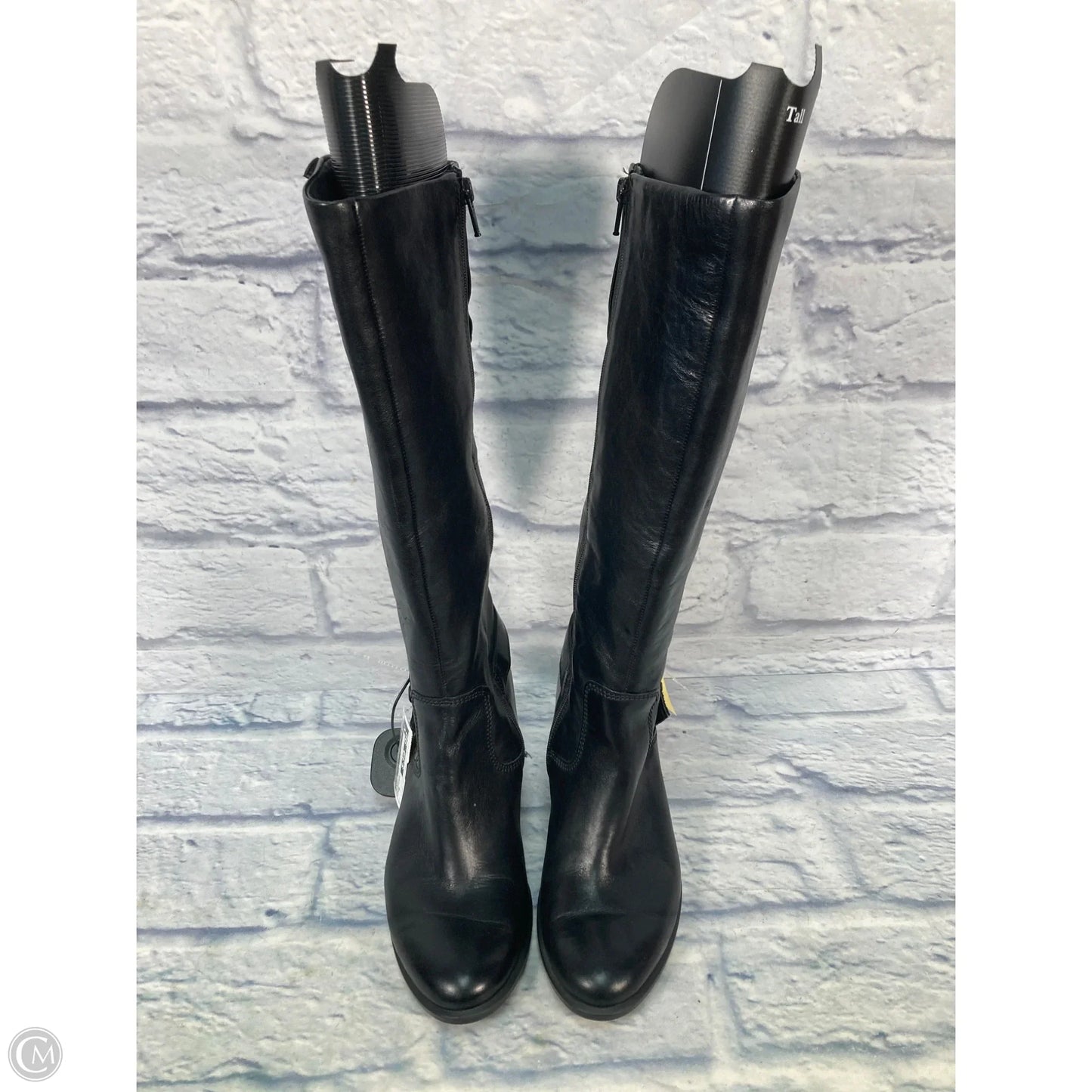 Boots Knee Heels By Ecco In Black, Size: 6