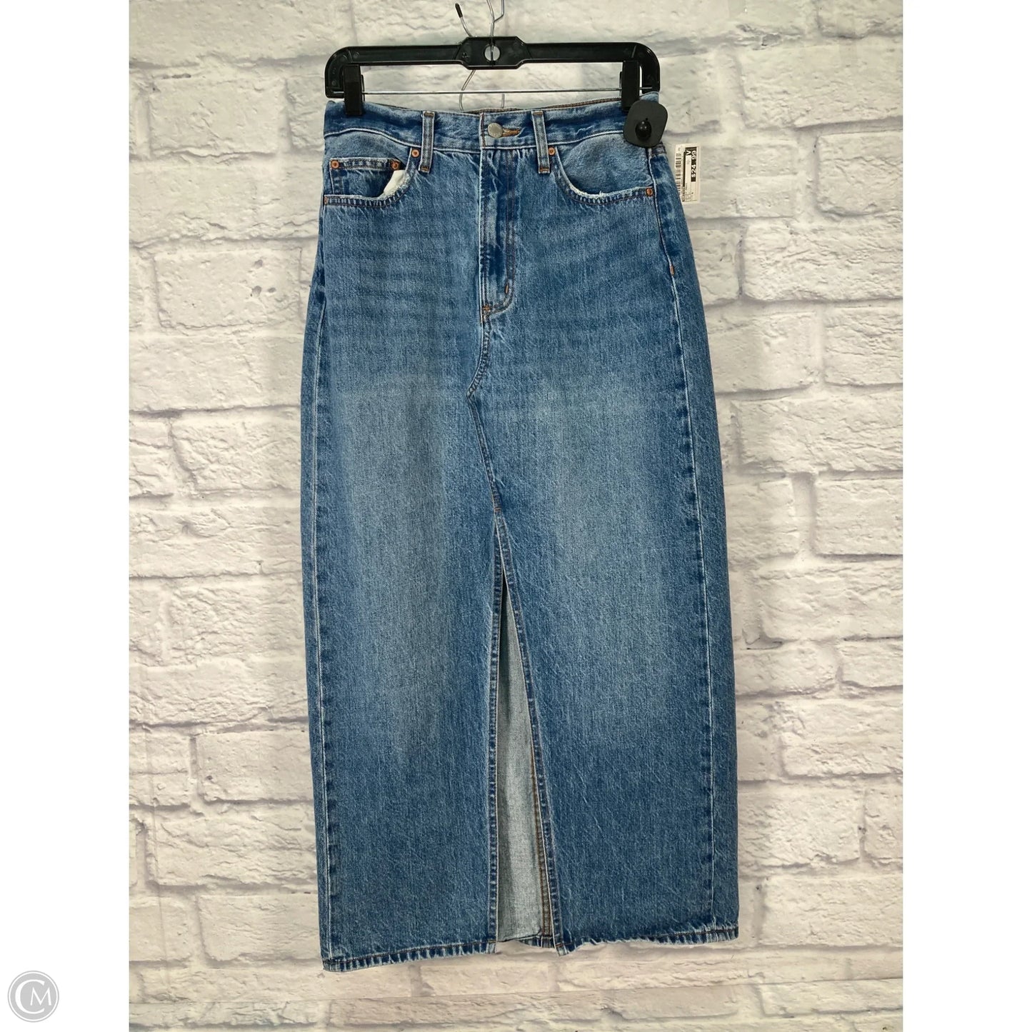 Skirt Maxi By Aritzia In Blue, Size: 4