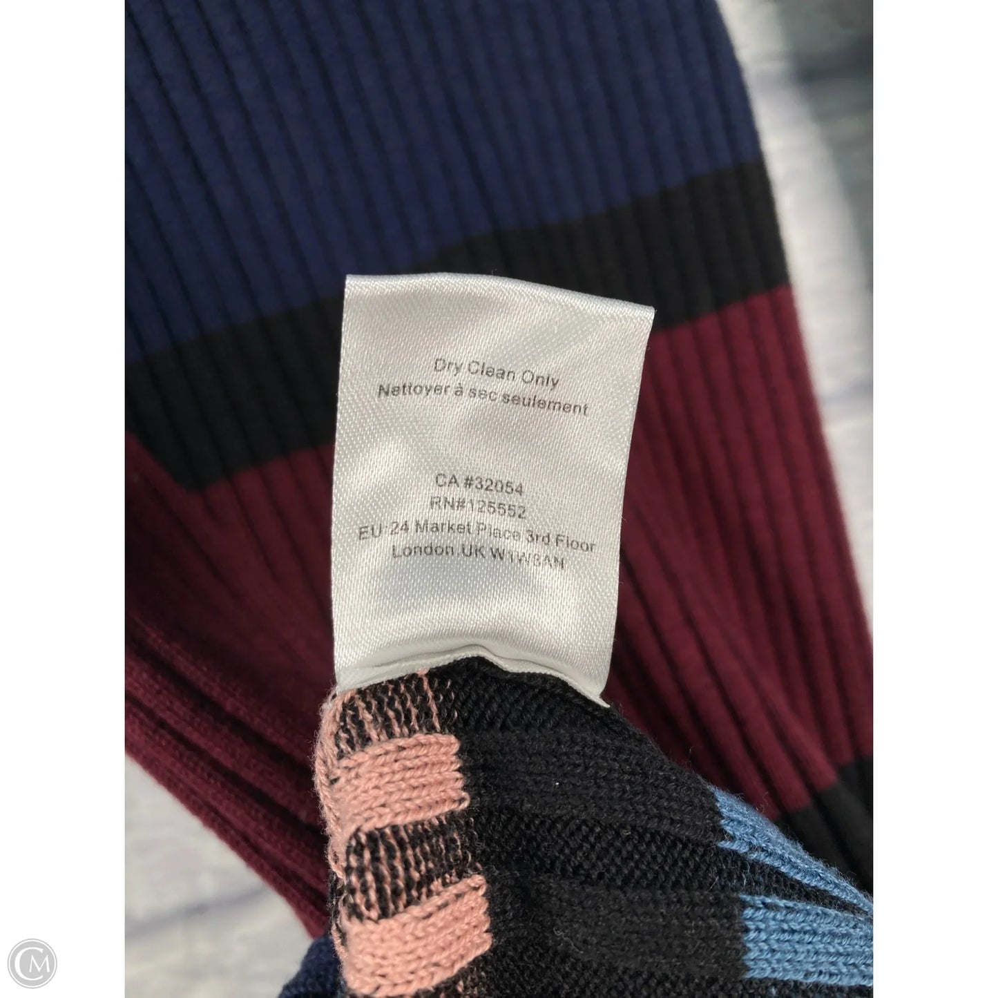 Dress Casual Maxi By Dolan Left Coast In Black & Blue, Size: Xs