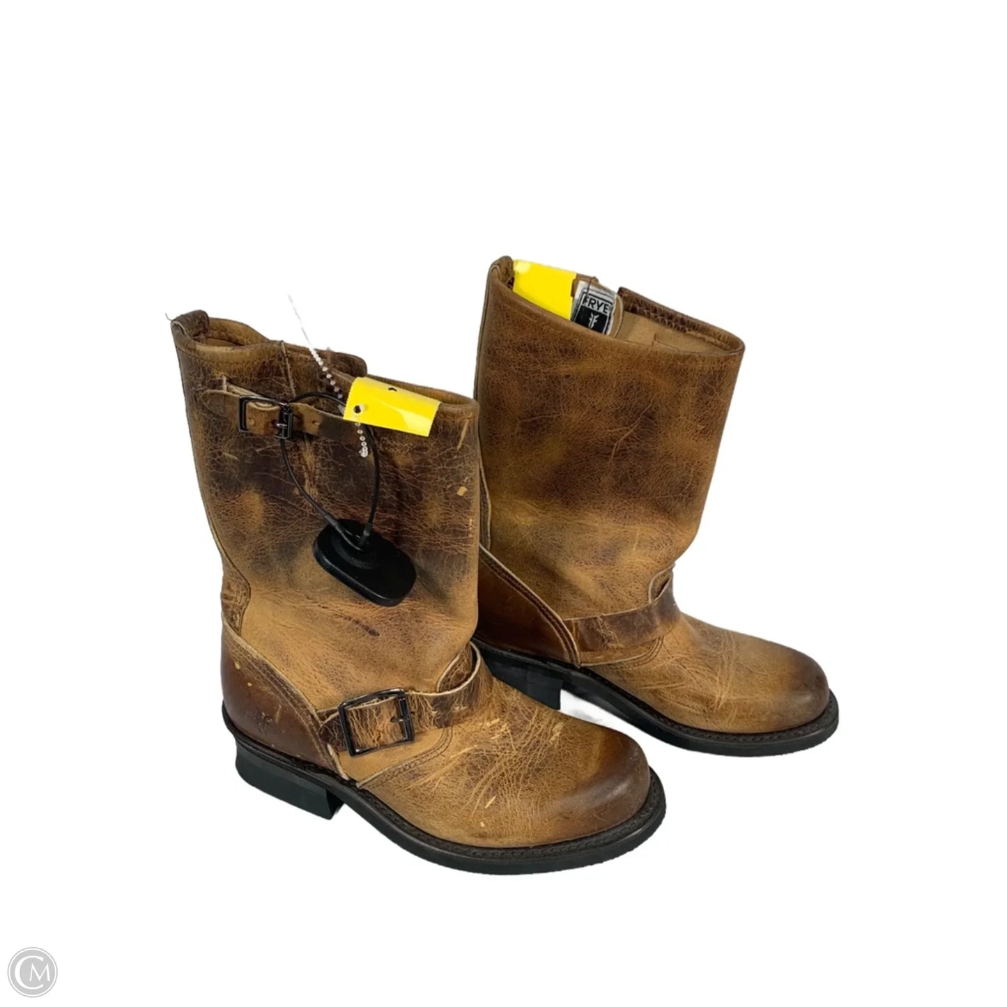 Boots Designer By Frye In Brown, Size: 6