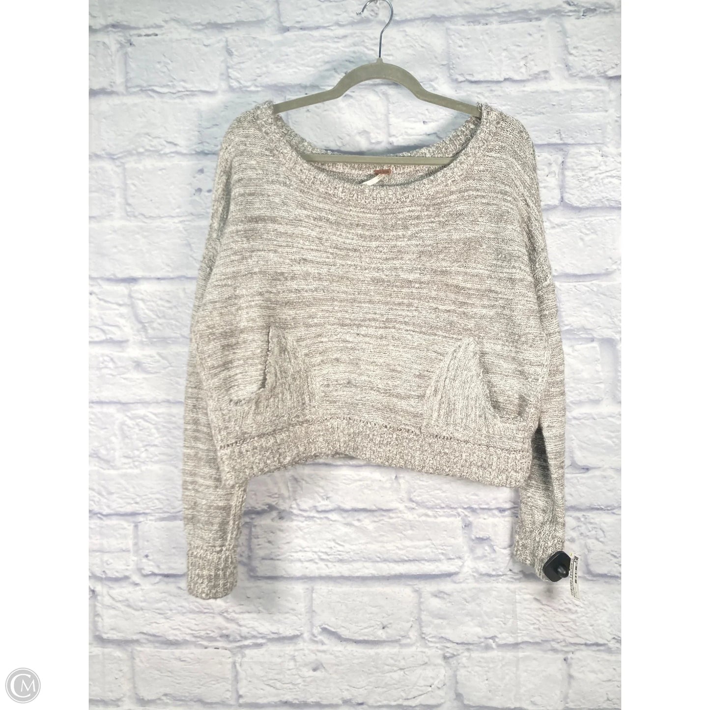 Sweater By Free People In Grey, Size: M