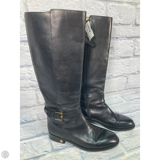 Boots Designer By Tory Burch In Black, Size: 9