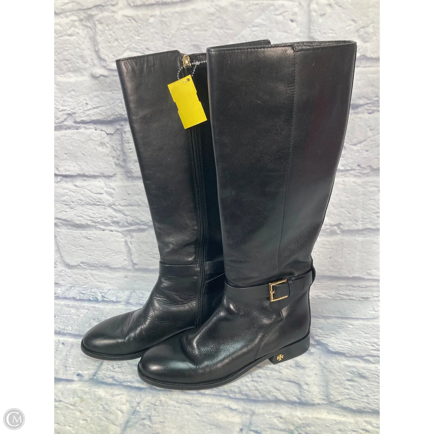 Boots Designer By Tory Burch In Black, Size: 9