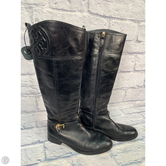 Boots Designer By Tory Burch In Black, Size: 9