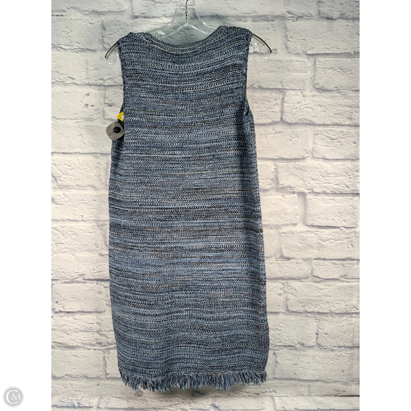 Dress Sweater By Holding Horses In Black & Blue, Size: S