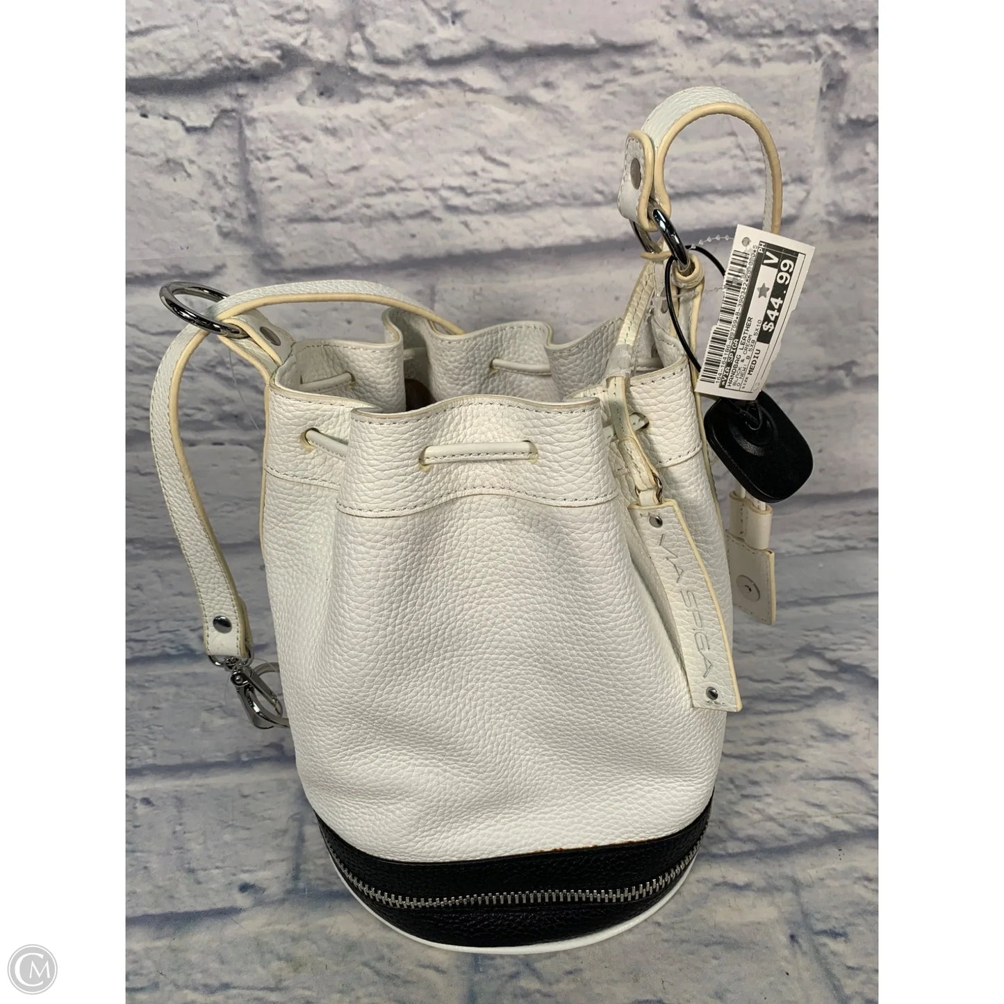 Handbag Leather By Via Spiga, Size: Medium