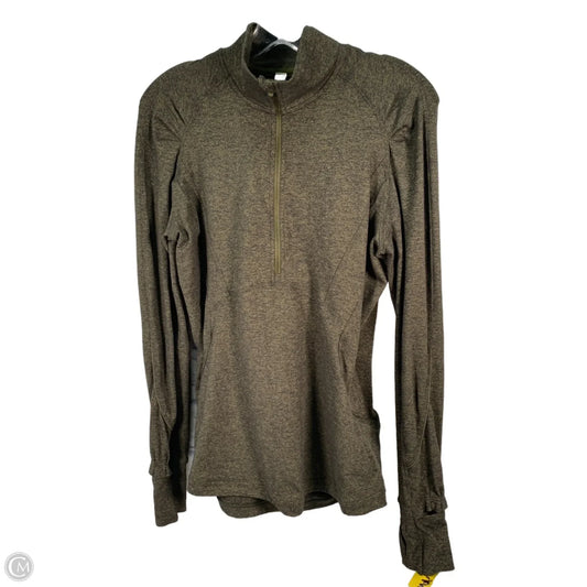 Athletic Jacket By Lululemon In Green, Size: M