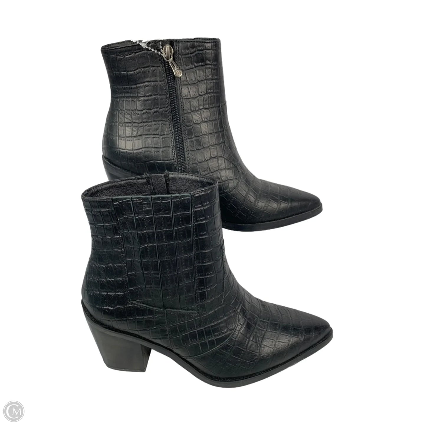 Boots Ankle Heels By Blondo In Black, Size: 8