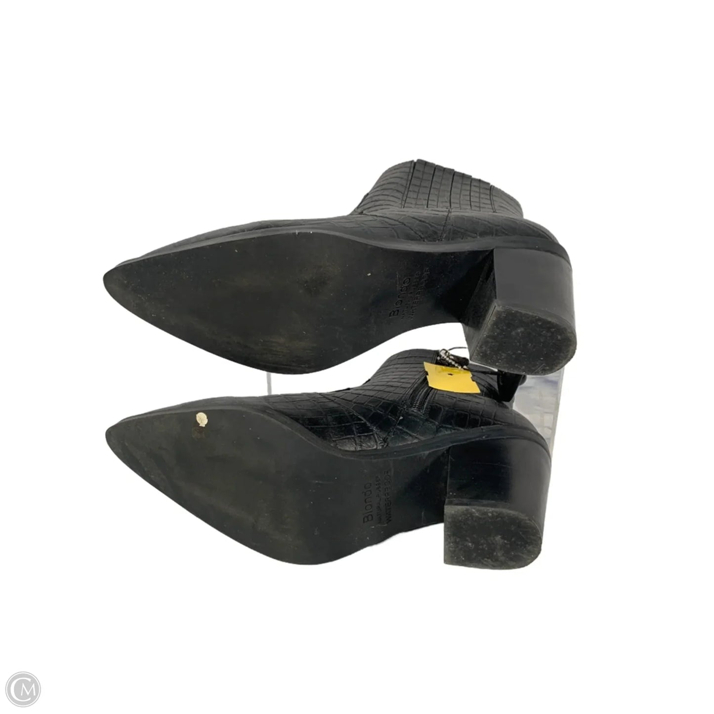 Boots Ankle Heels By Blondo In Black, Size: 8