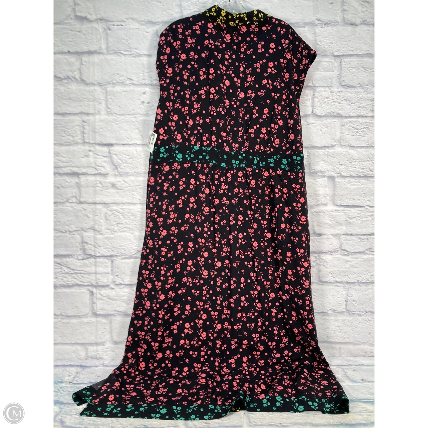 Dress Casual Maxi By Boden In Black & Pink, Size: 2x