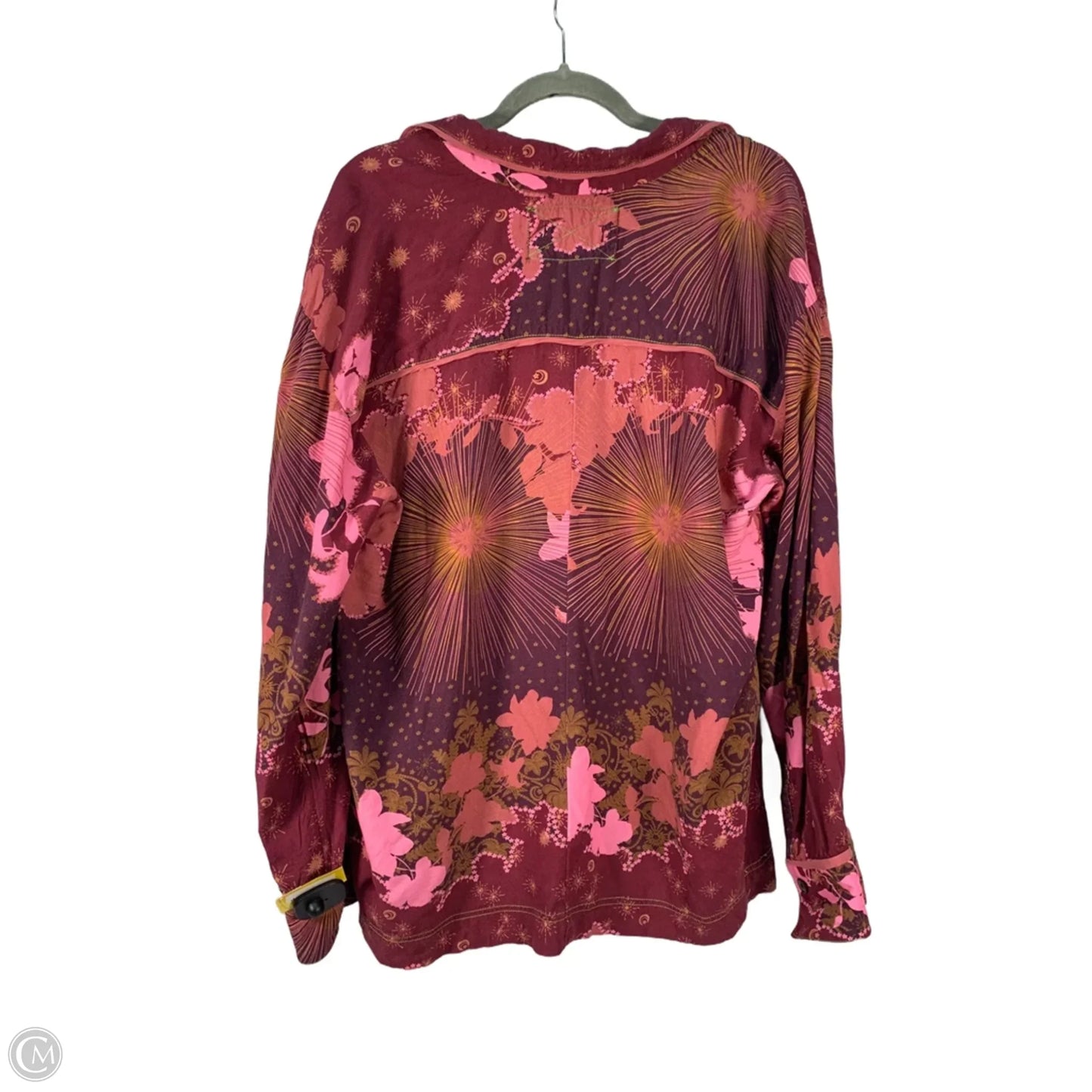 Top Long Sleeve By We The Free In Purple & Tan, Size: M