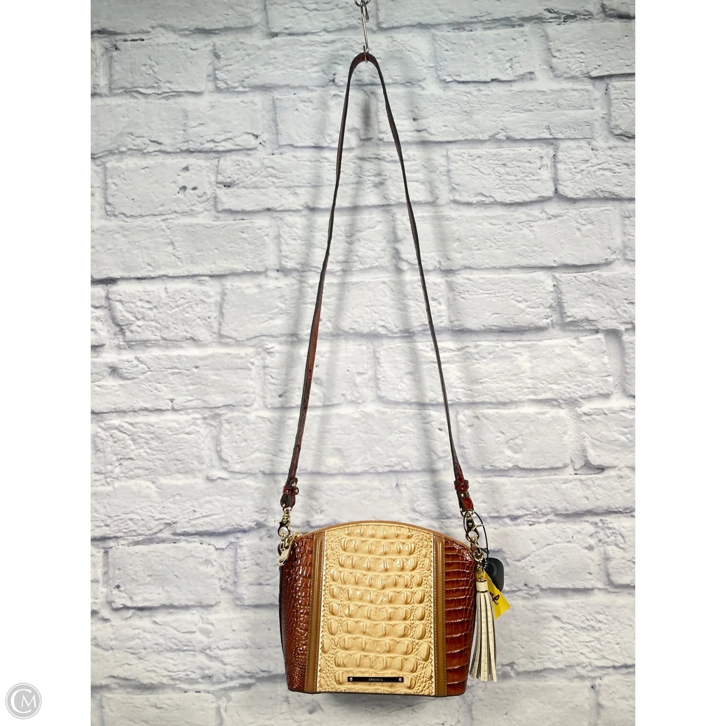 Crossbody Designer By Brahmin, Size: Medium
