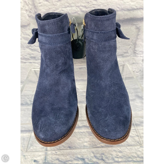 Boots Ankle Heels By Talbots In Blue, Size: 7.5