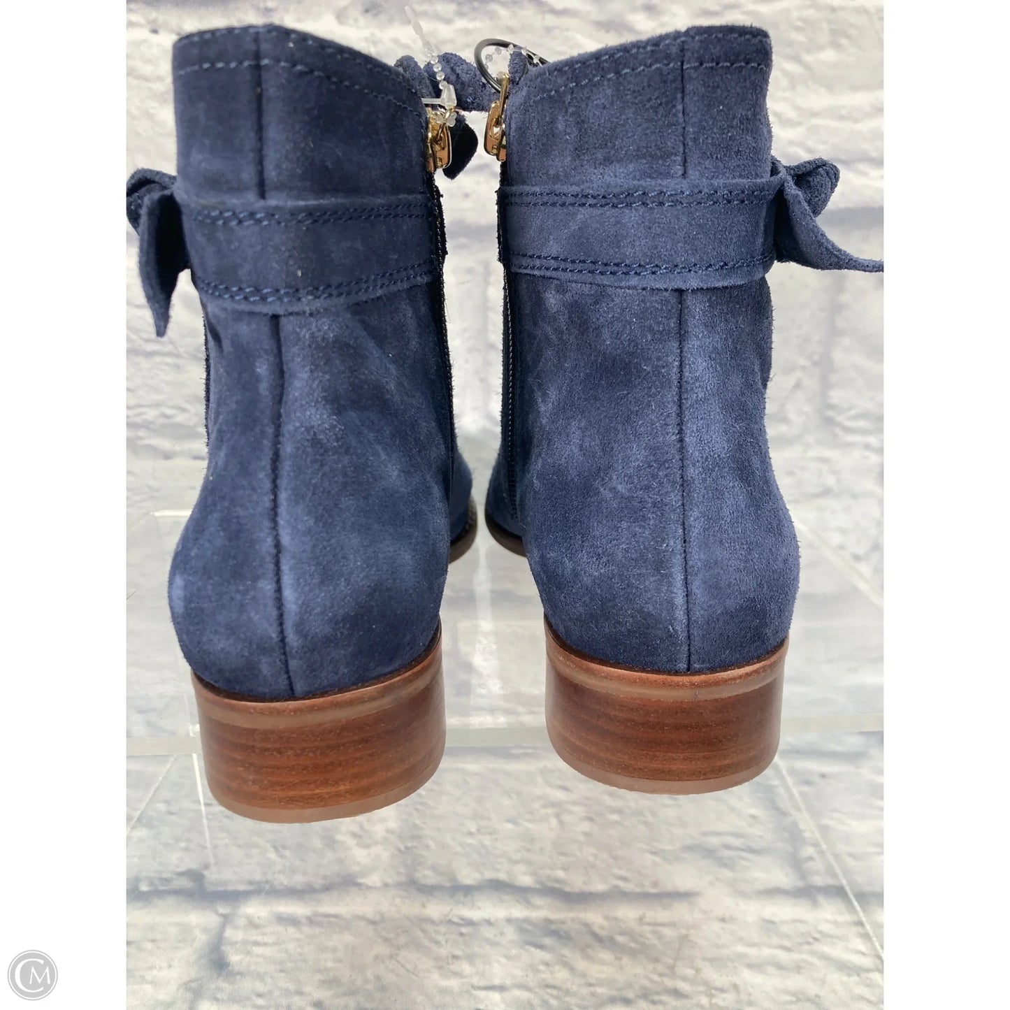 Boots Ankle Heels By Talbots In Blue, Size: 7.5