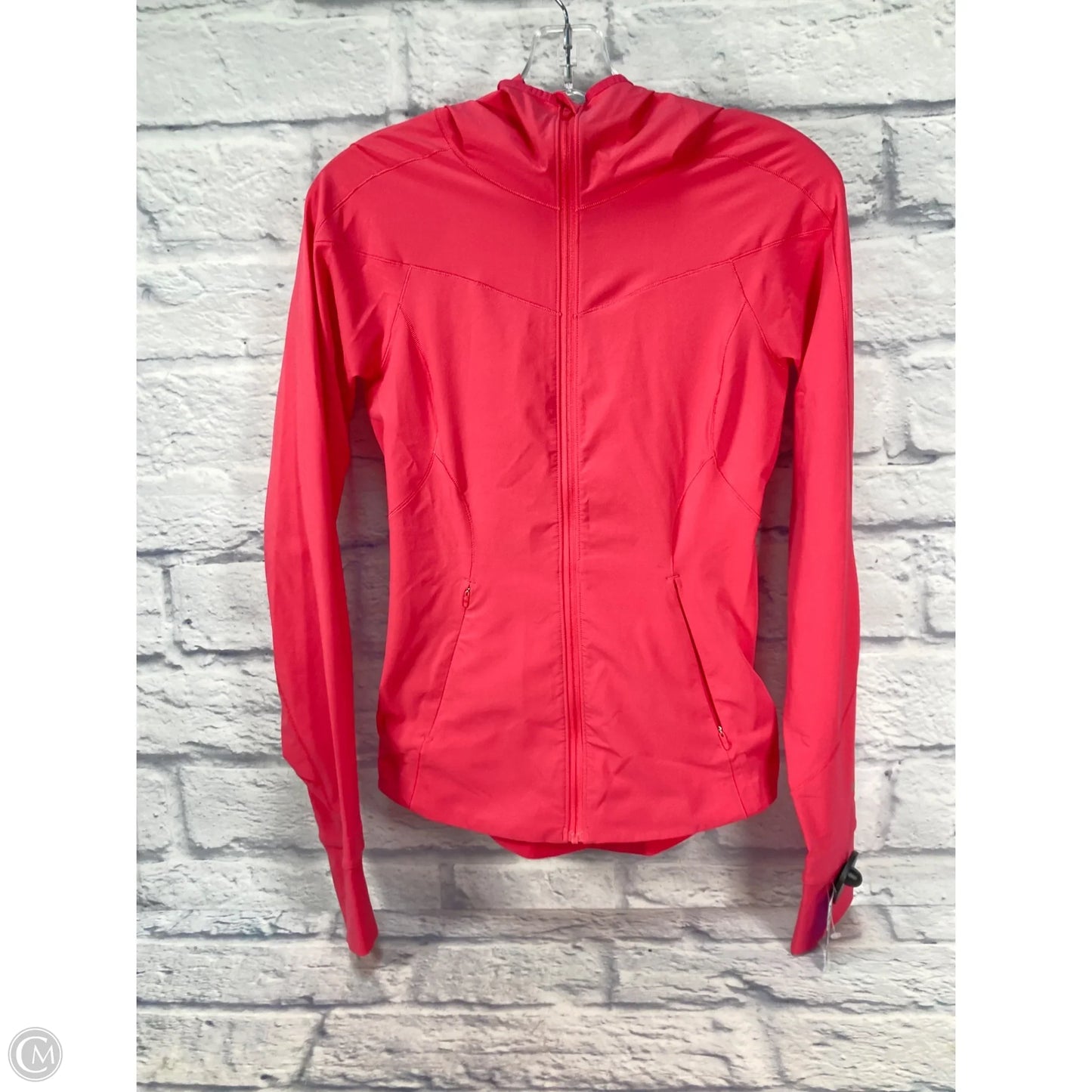 Athletic Jacket By Lululemon In Pink, Size: Xs