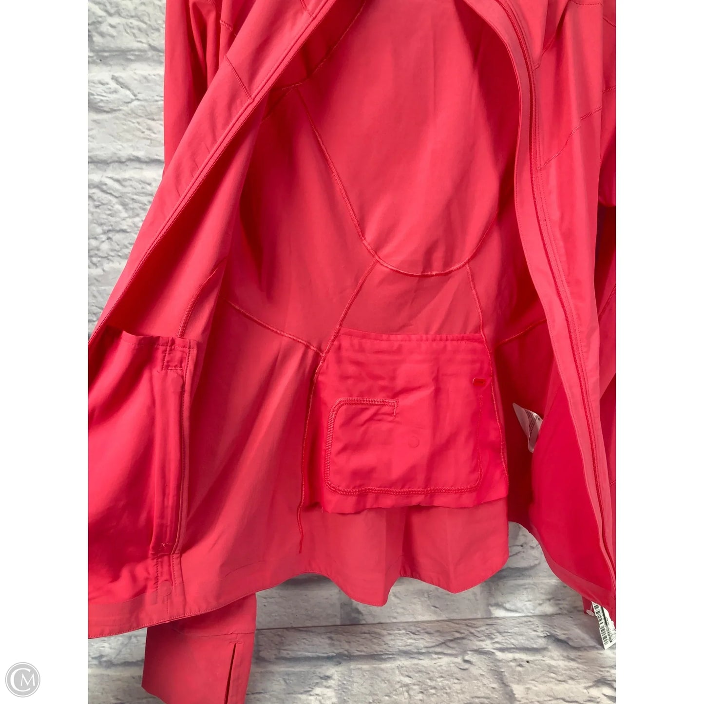 Athletic Jacket By Lululemon In Pink, Size: Xs