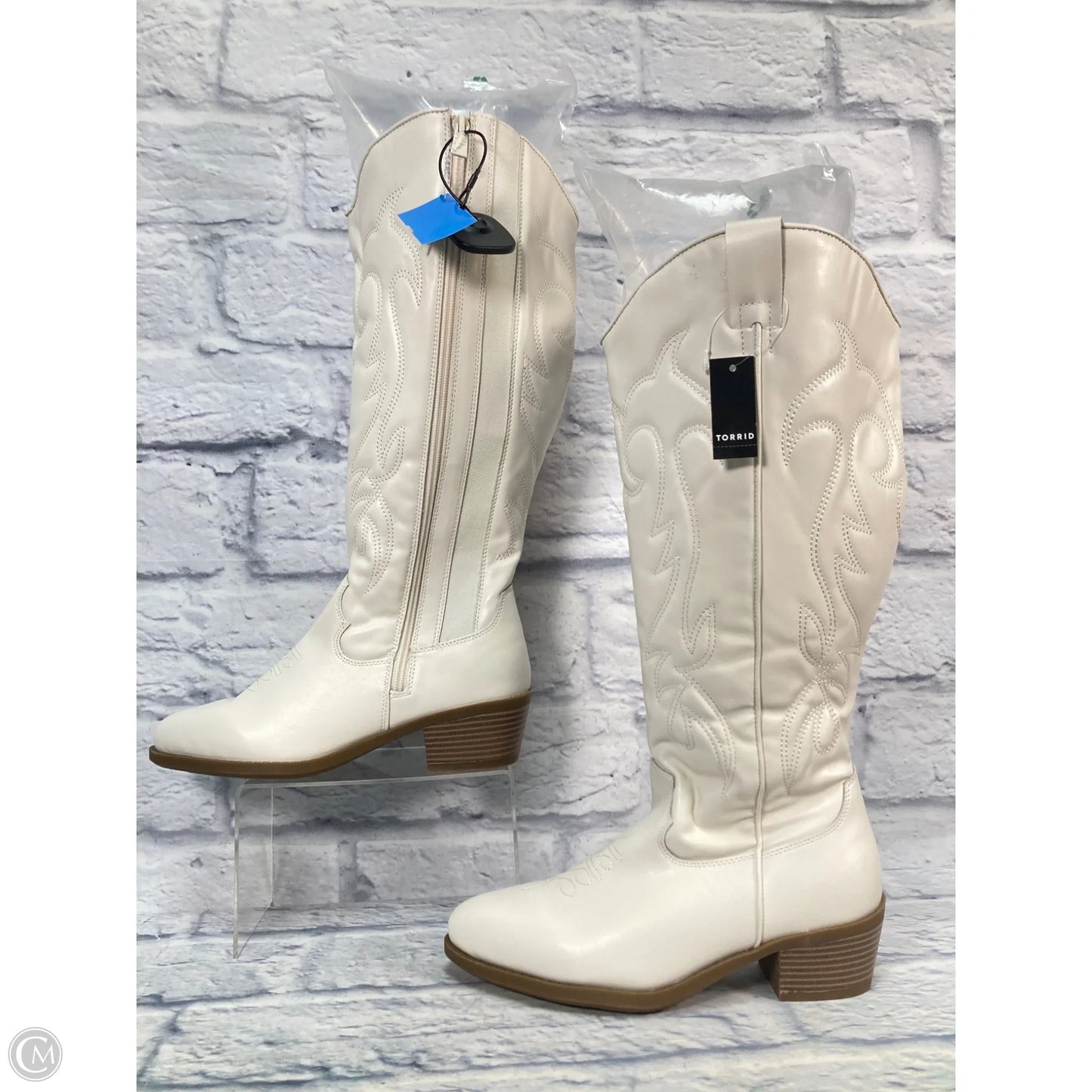 Boots Western By Torrid In Cream, Size: 7.5