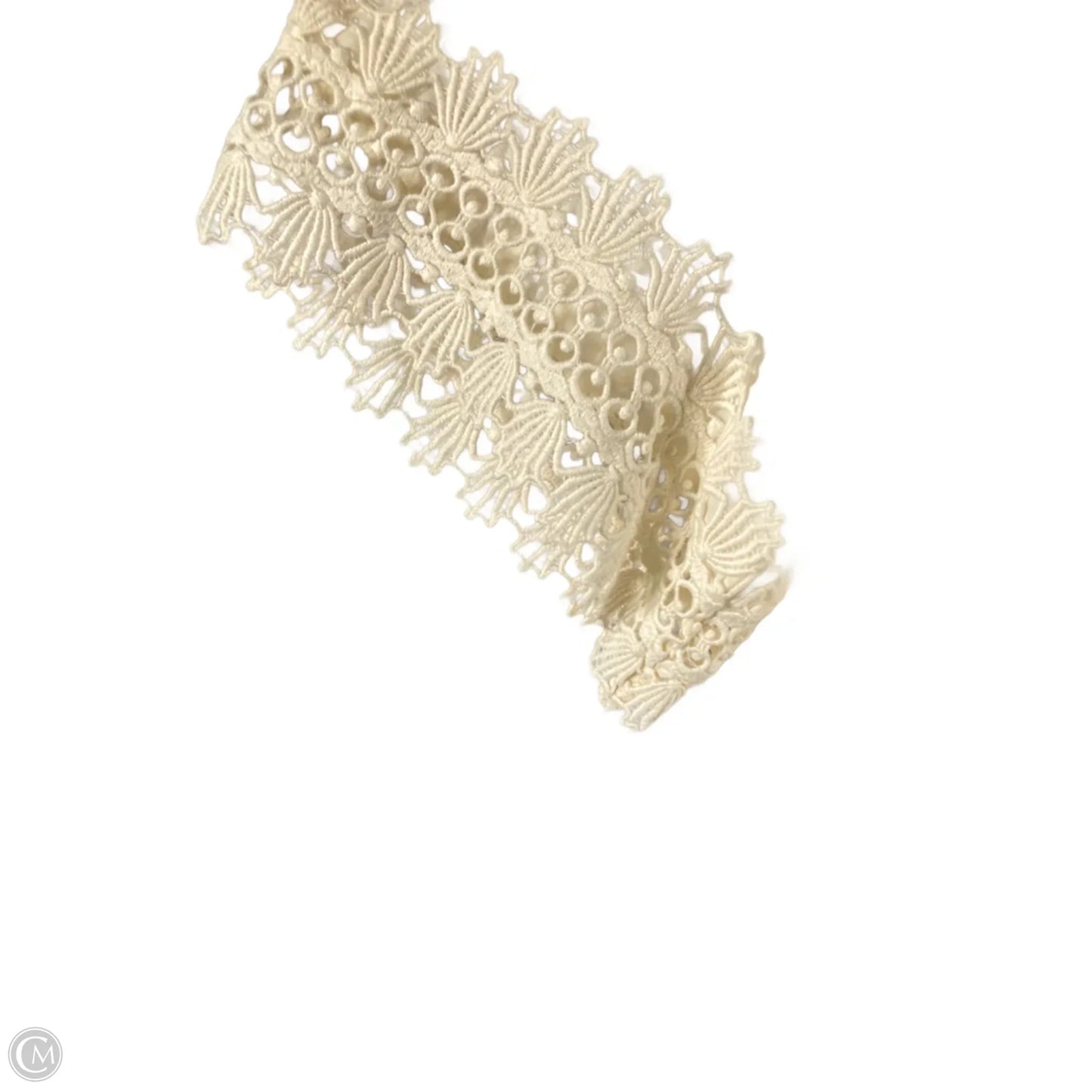 Top Long Sleeve By Anthropologie In Cream, Size: M