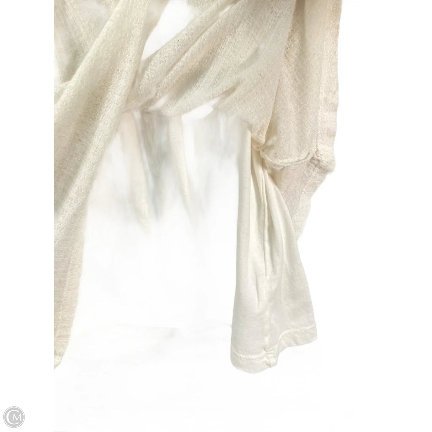 Top Long Sleeve By Anthropologie In Cream, Size: M