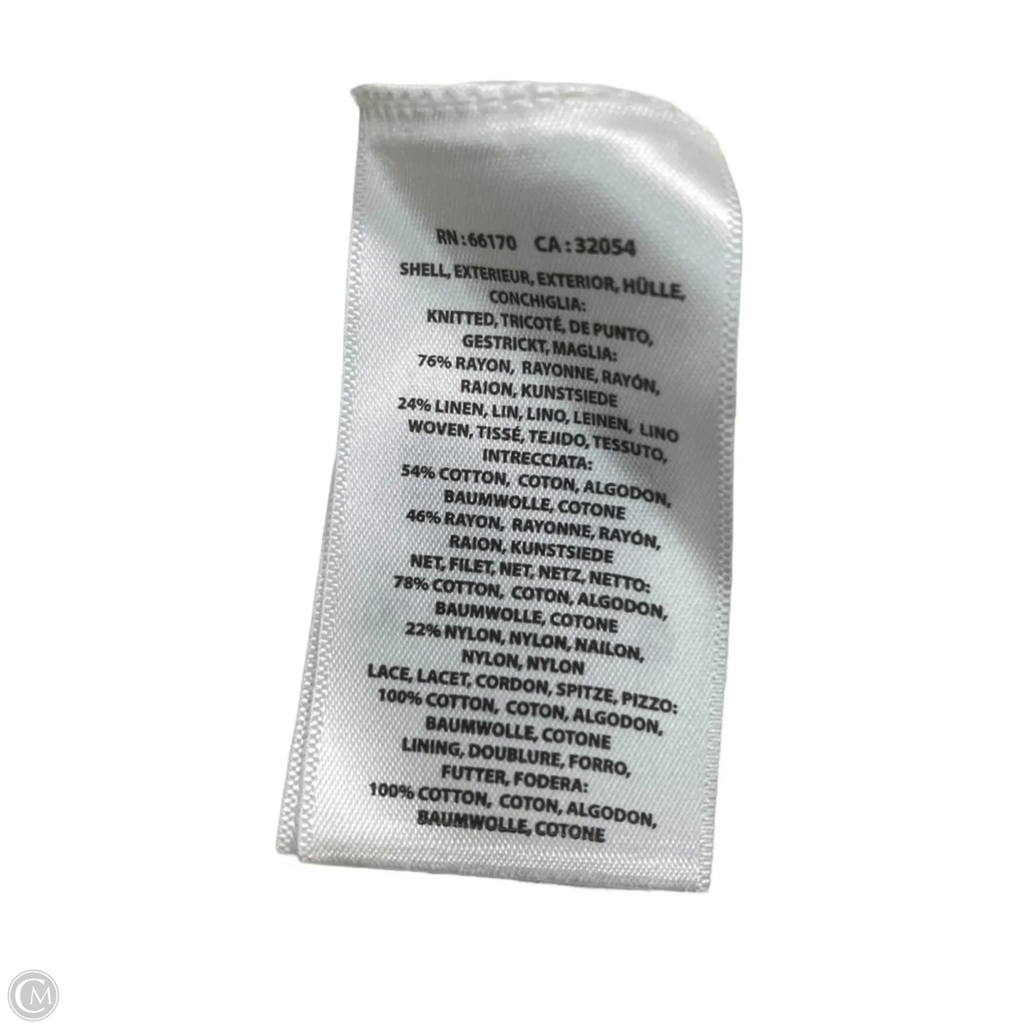 Top Long Sleeve By Anthropologie In Cream, Size: M