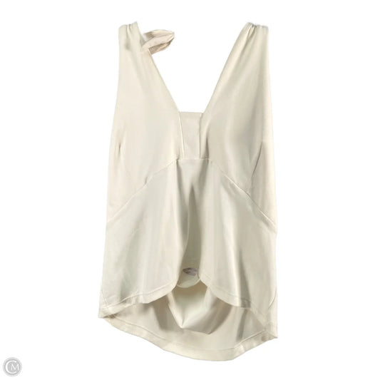 Top Sleeveless By Anthropologie In Cream, Size: Xl
