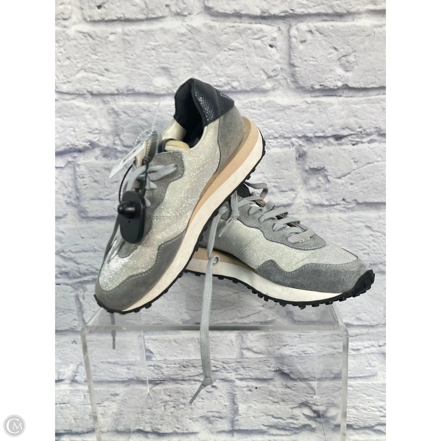 Shoes Sneakers By P448 In Grey, Size: 6.5