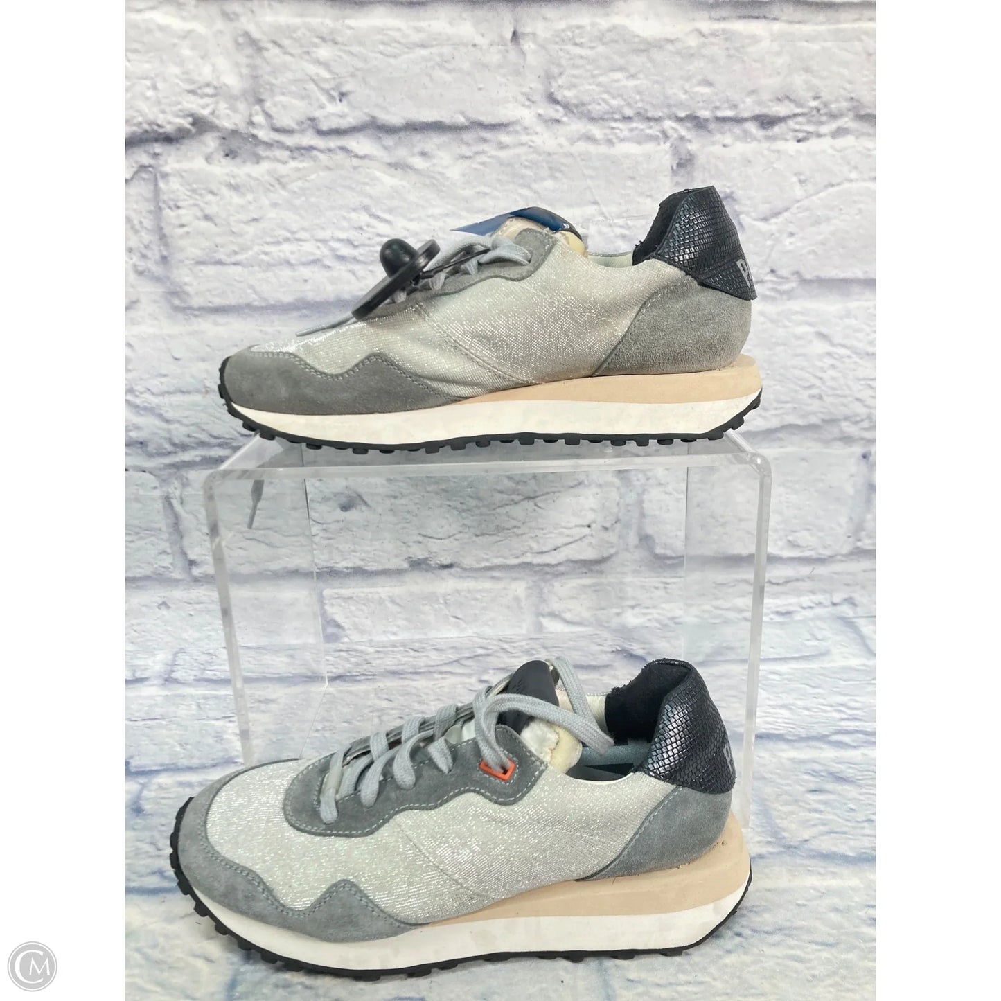 Shoes Sneakers By P448 In Grey, Size: 6.5