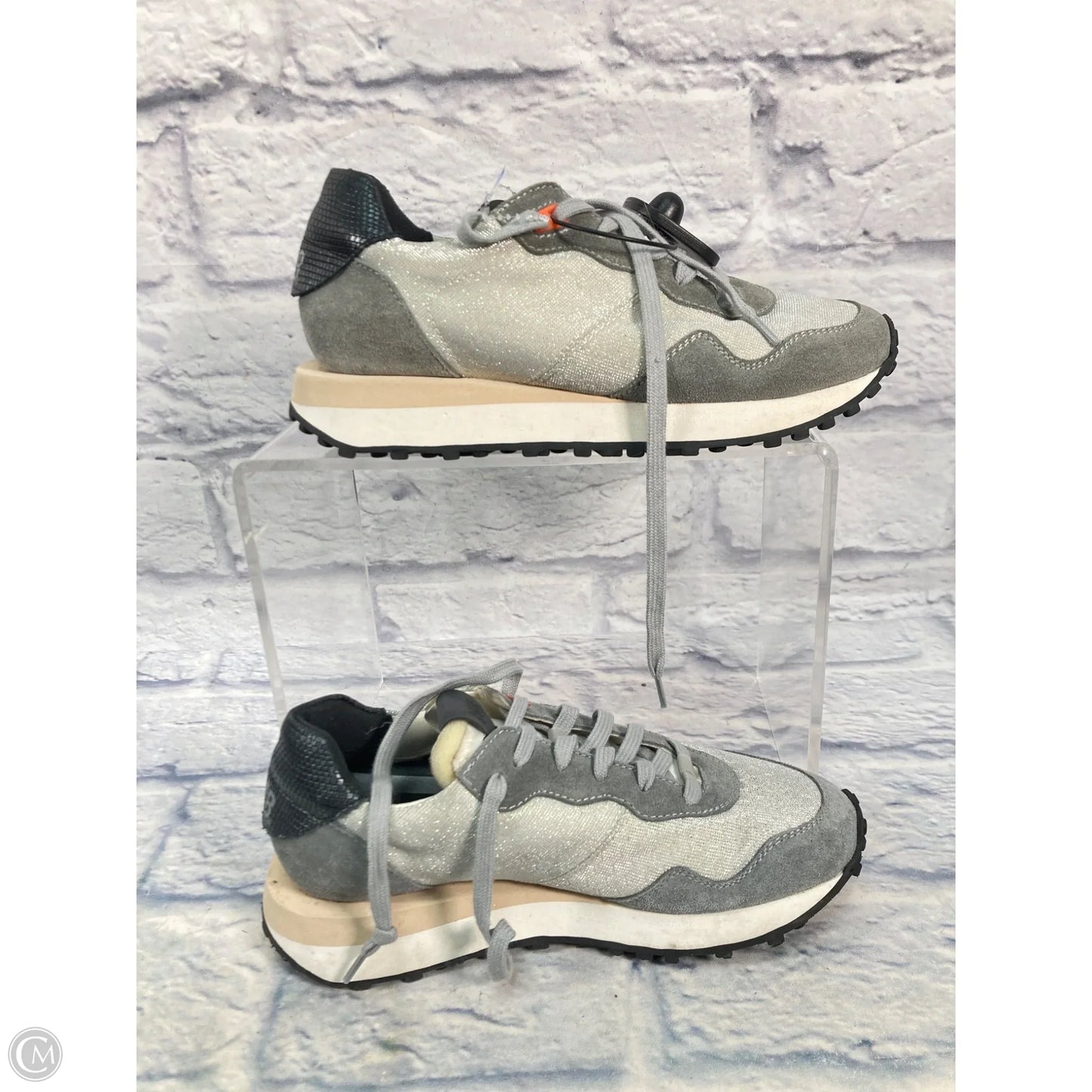 Shoes Sneakers By P448 In Grey, Size: 6.5