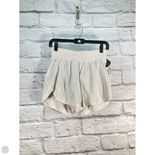 Athletic Shorts By Lululemon In White, Size: S