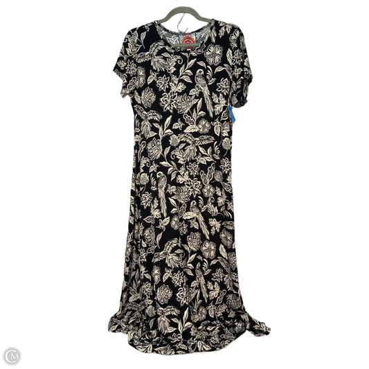 Dress Party Long By Johnny Was In Black & Cream, Size: M
