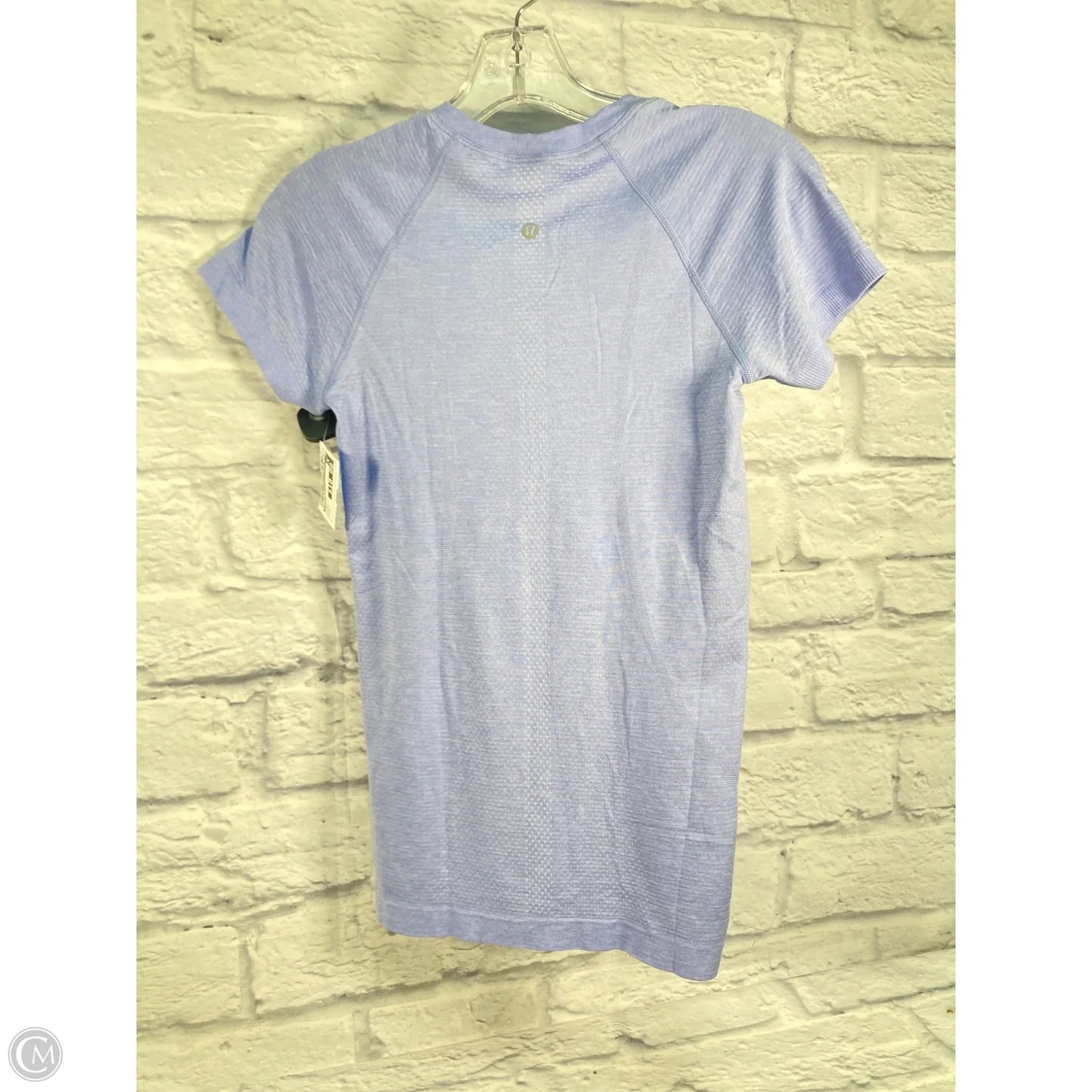 Athletic Top Short Sleeve By Lululemon In Purple, Size: S