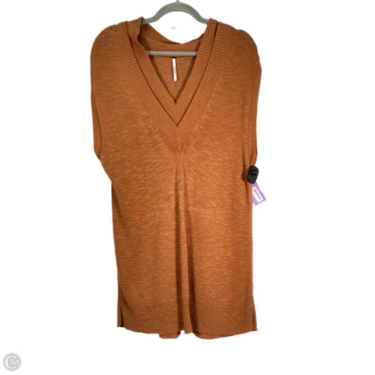 Vest Sweater By Free People In Brown, Size: S